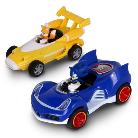 Sonic y Tails Pull Back Cars