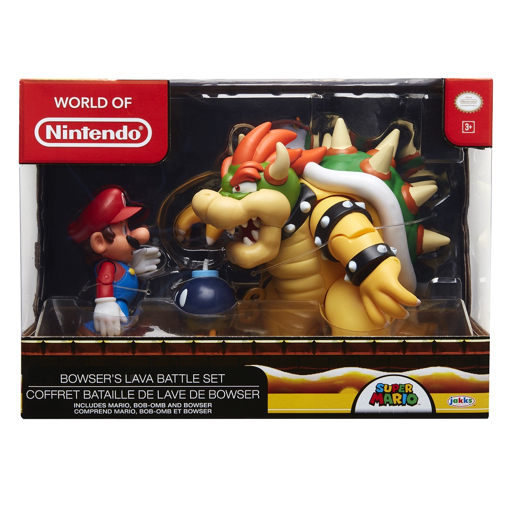 Set Mario vs Bowser – Lava Battle
