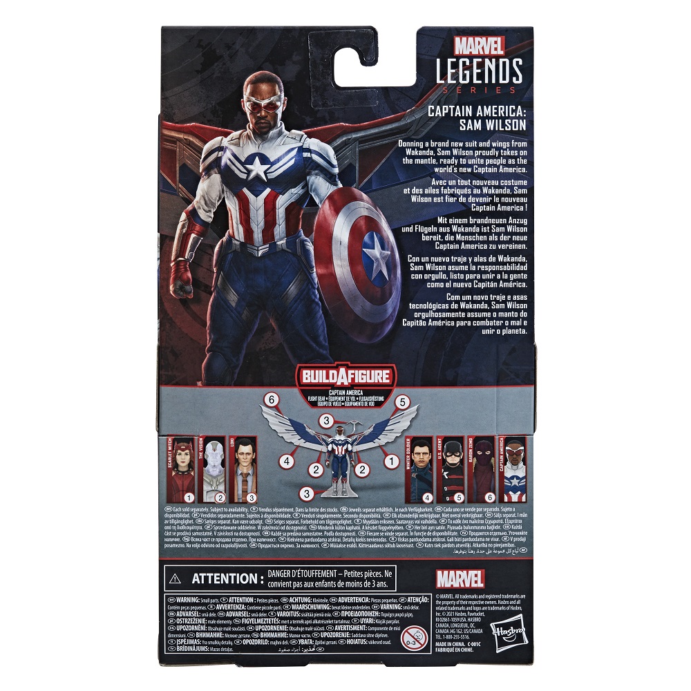 Marvel Legends Capitan America Falcon – Series MCU Disney+