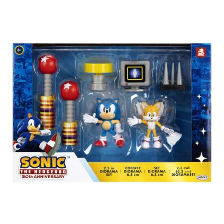 Diorama Eléctrico de Sonic y Colitas