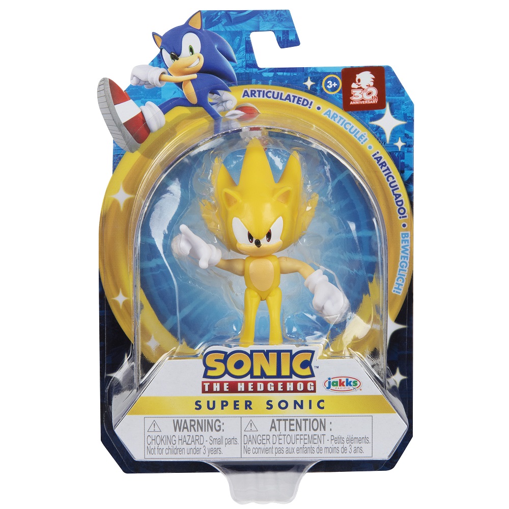 Personaje 2.5″ - Super Sonic - Pequeñas Travesuras