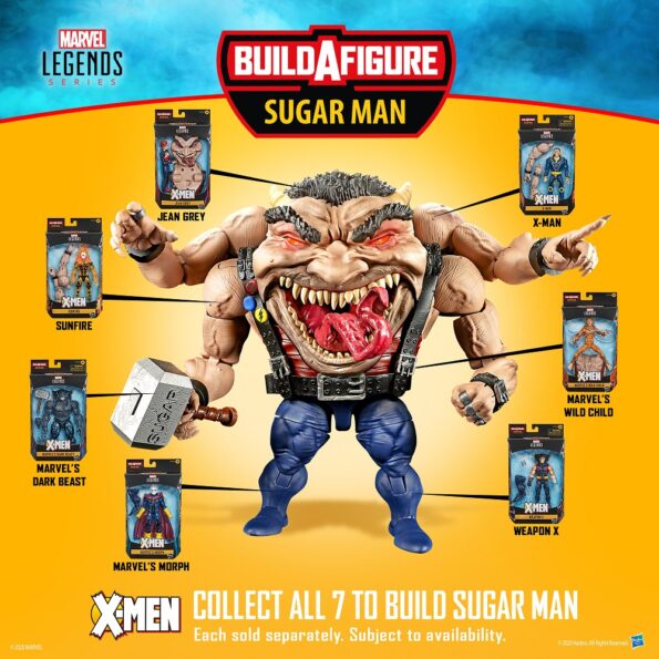Marvel Legends Wave Completa X-Men (Sugar Man)