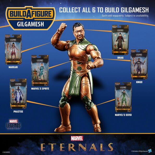 Marvel Legends Wave Completa Eternals (Gilgamesh)