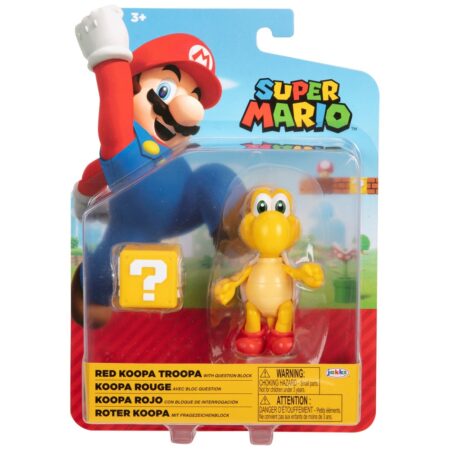 Super Mario – Koopa Troopa Rojo con Bloque 4″