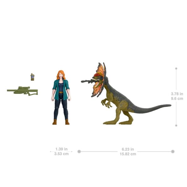 JW Dominion – Claire y Dilophosaurus