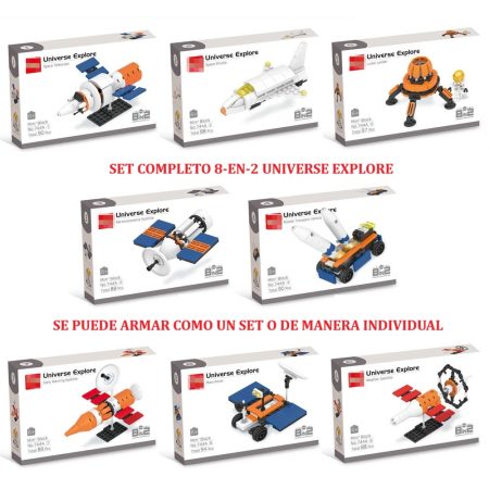 Set Completo 8 en 2 Universe Explore
