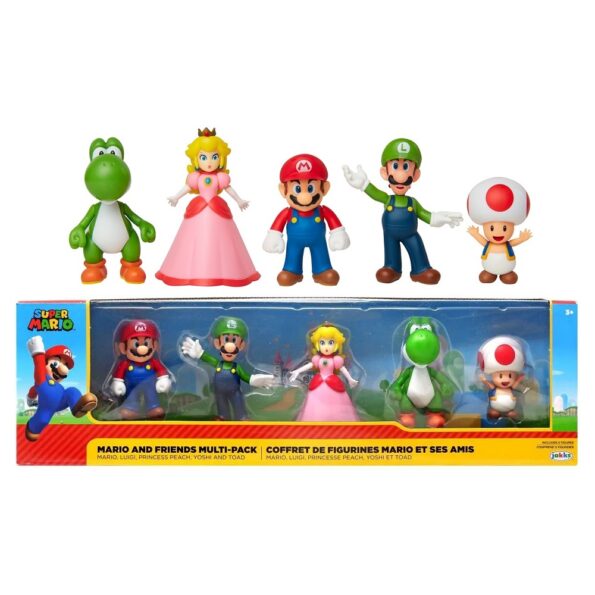 Multipack Mario y sus Amigos de 2.5 Pulgadas
