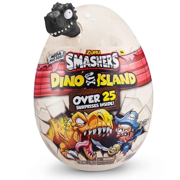 Smashers Dino Island Mega Huevo de Dinosaurio