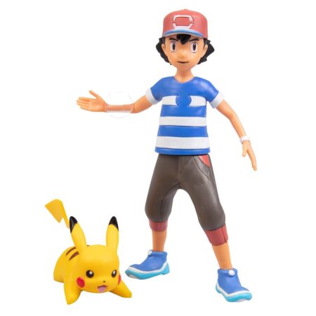 Figuras de Batalla – Ash Ketchum + Pikachu