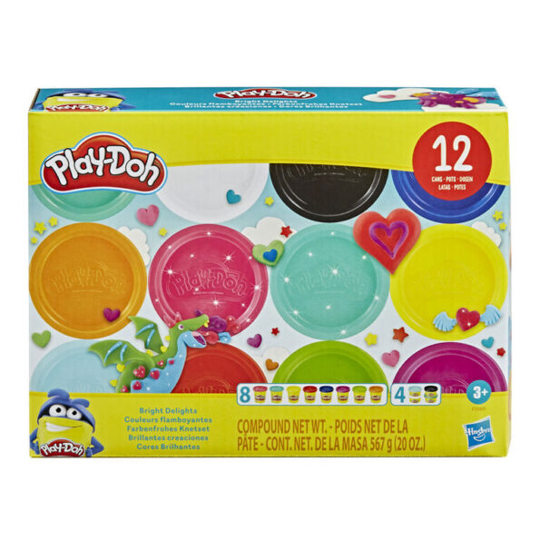 Play Doh – Brillantes Creaciones 12 Potes