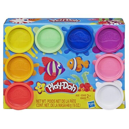 Play Doh – Pack x8 Potes Arcoiris
