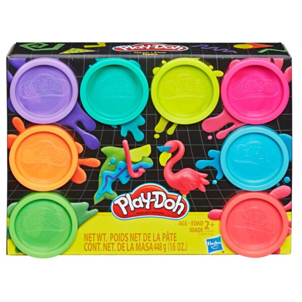 Play Doh – Pack x8 Potes Neón