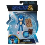 Sonic 2 – Sonic con Mapa y Bolso 4″ (10 cm)