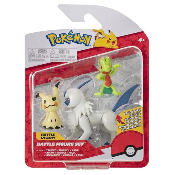 Pack Pokémon Treecko + Mimikyu + Absol