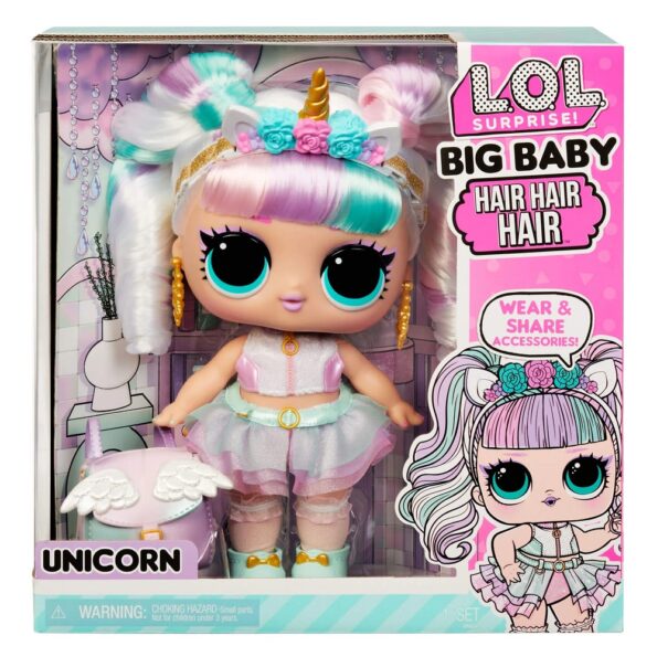 LOL Big Baby Hair Hair Hair Unicorn