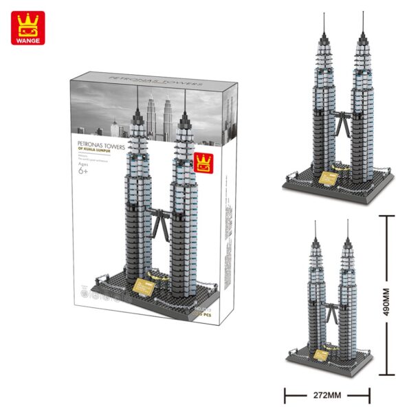 Las Torres Petronas – Kuala Lumpur, Malasia (1175 pcs)