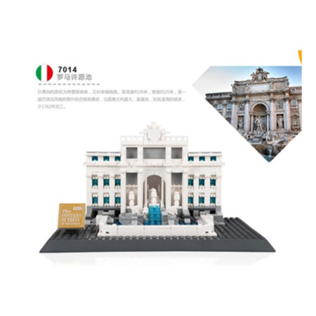 Fontana di Trevi – Roma (667 bloques)