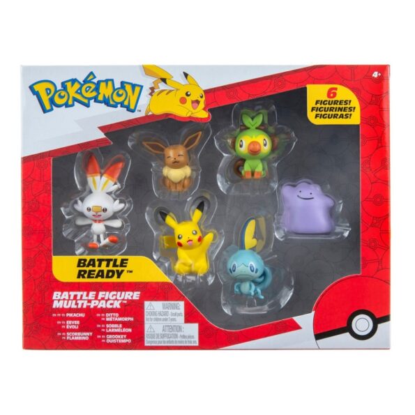 Multipack Pokémon x6 Figuras de Batalla