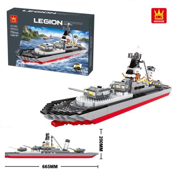 Buque Battleship, Legion (774 pcs)