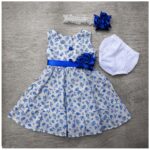 Vestido de Muñecas Reborn 42 cm – Azul Elegante
