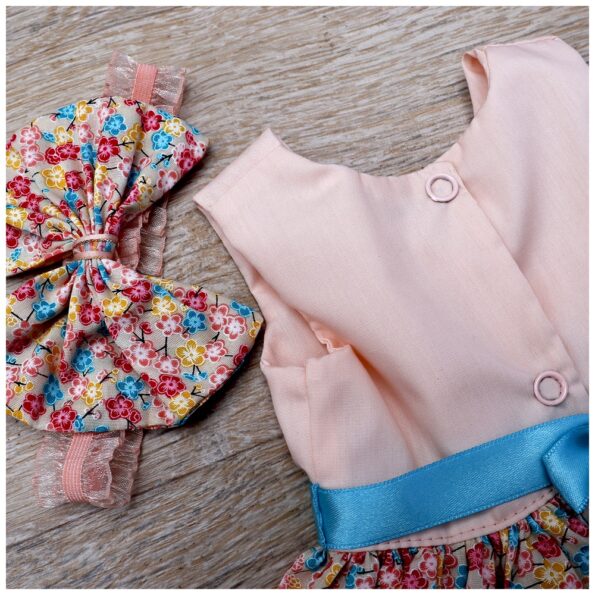 Vestido de Muñecas Reborn 42 cm – Melón Floreado