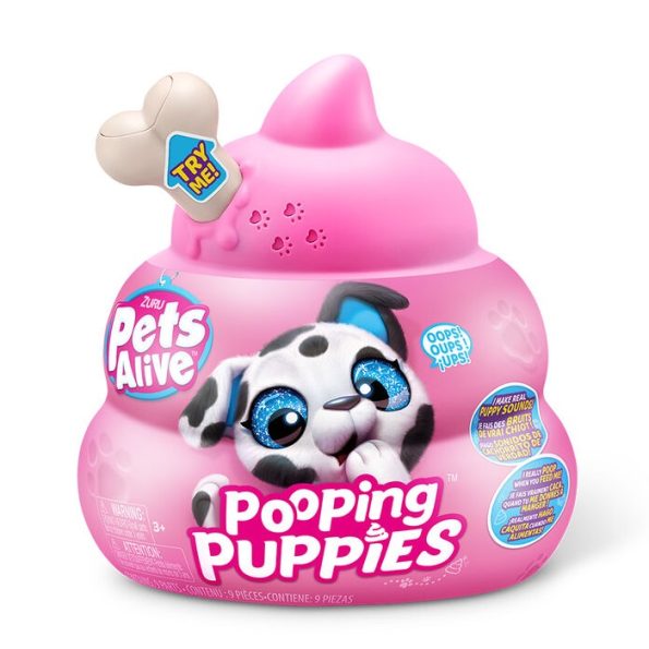 Pets Alive Pooping Puppies – Peluche Perrito