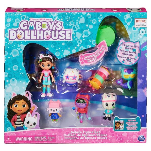 Gabby’s Dollhouse – Conjunto de 7 Figuras Edición Fiesta