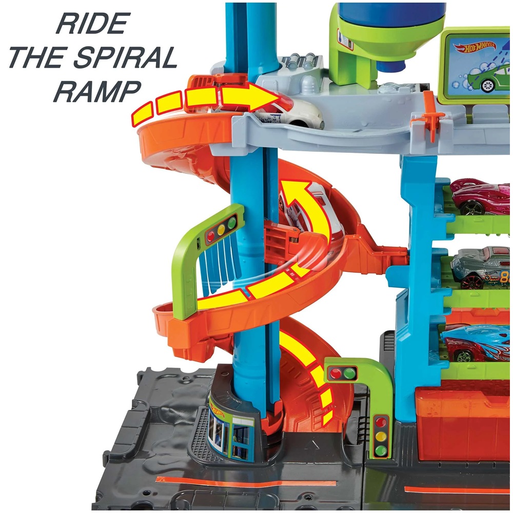 Pista Hot Wheels Autolavado Mega Torre Pista Hot Wheels Autolavado Mega Torre