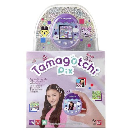 Tamagotchi Pix – Mascota electrónica Sky (Púrpura)