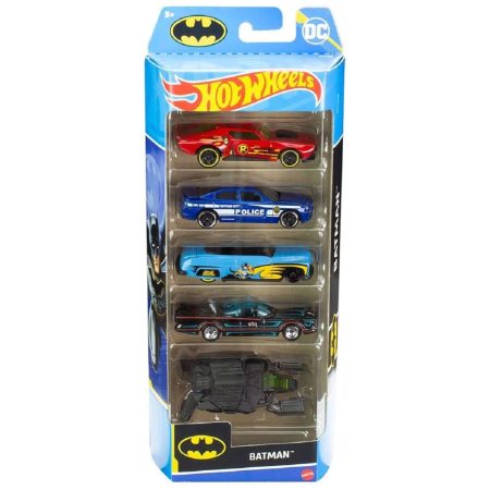 Hot Wheels Batman Pack x5 Autos
