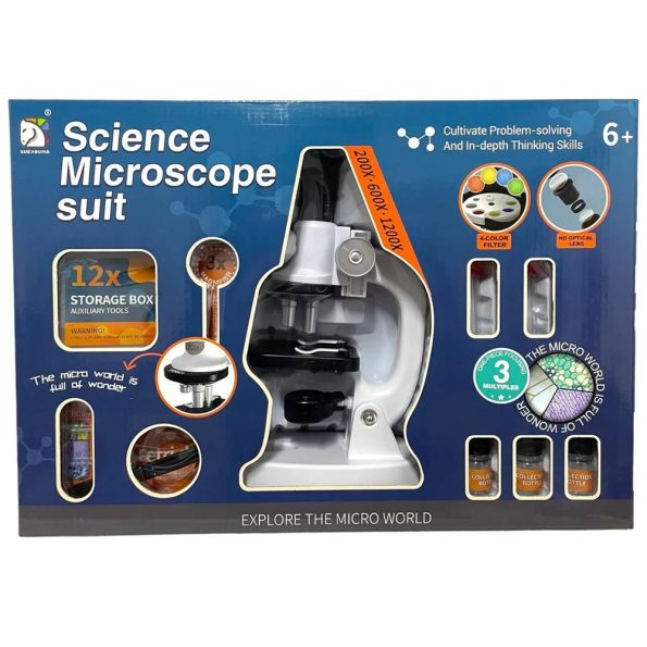 Microscopio con Luz LED +30 Accesorios