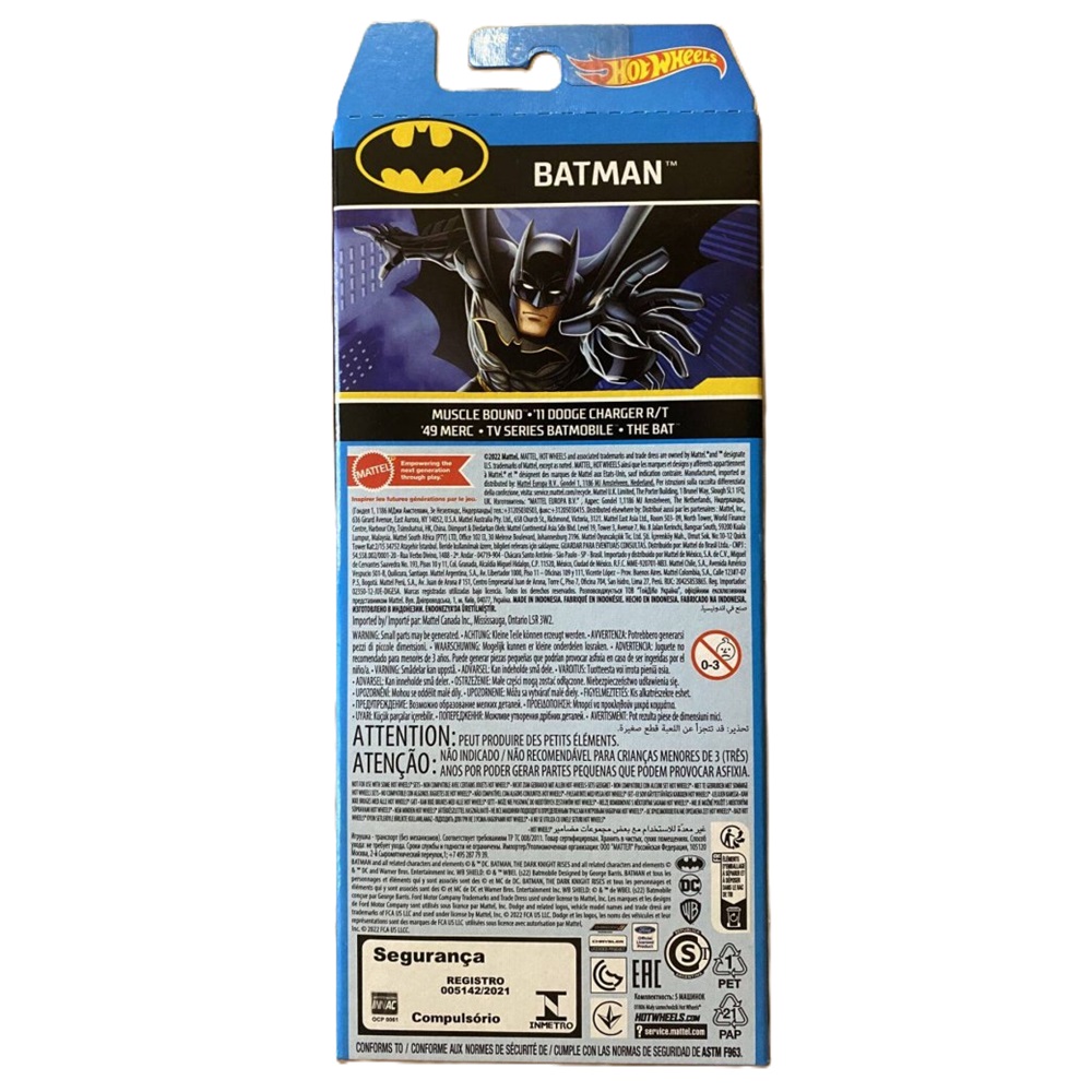 Hot Wheels Batman Pack x5 Autos - Pequeñas Travesuras