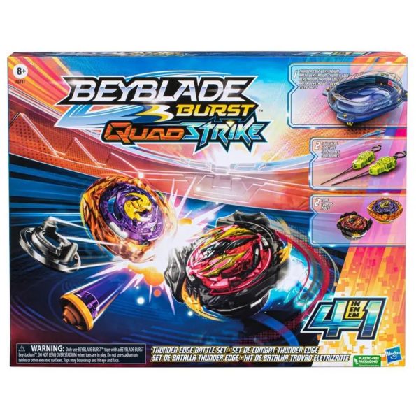 Estadio Beyblade QuadStrike Thunder Edge 4 en 1