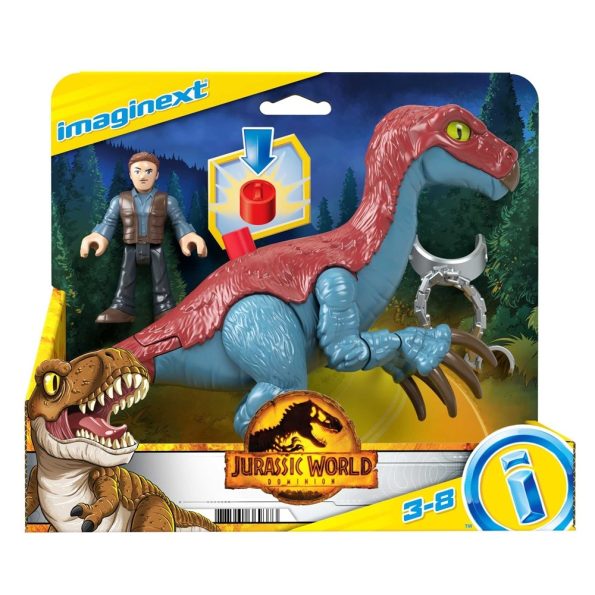 Imaginext JW Owen + Therizinosaurus