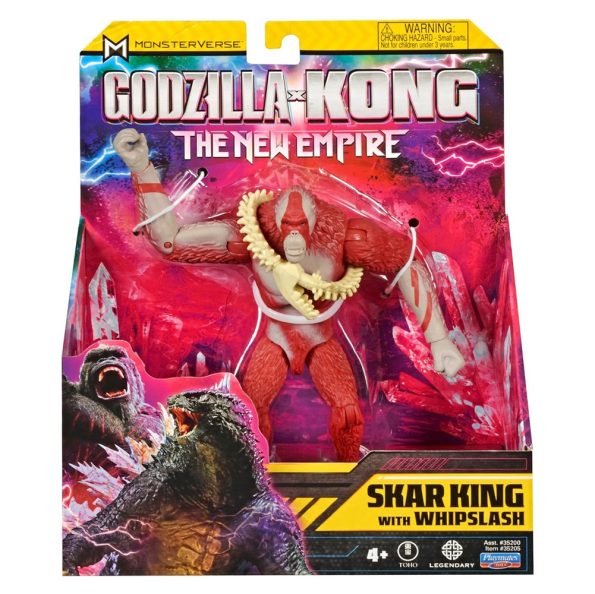 Godzilla x Kong – Skar King 6″ con Whipslash