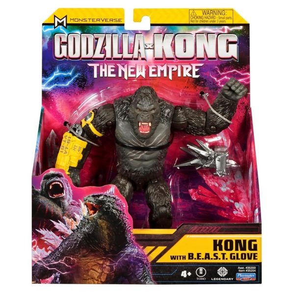 Godzilla x Kong – Kong 6″ con B.E.A.S.T Glove