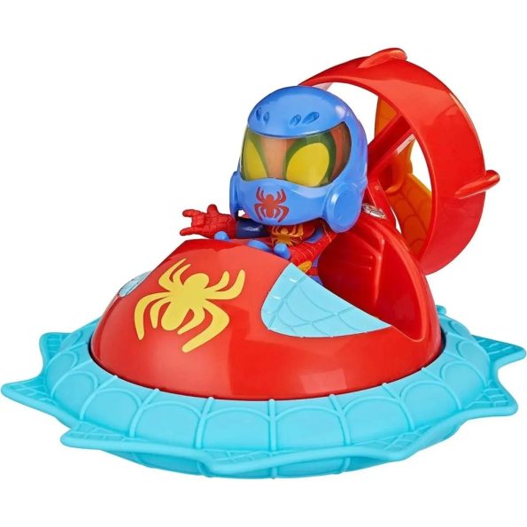 Marvel Spidey con Vehículo Aerodeslizador
