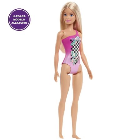 Barbie Básica con Ropa de Baño