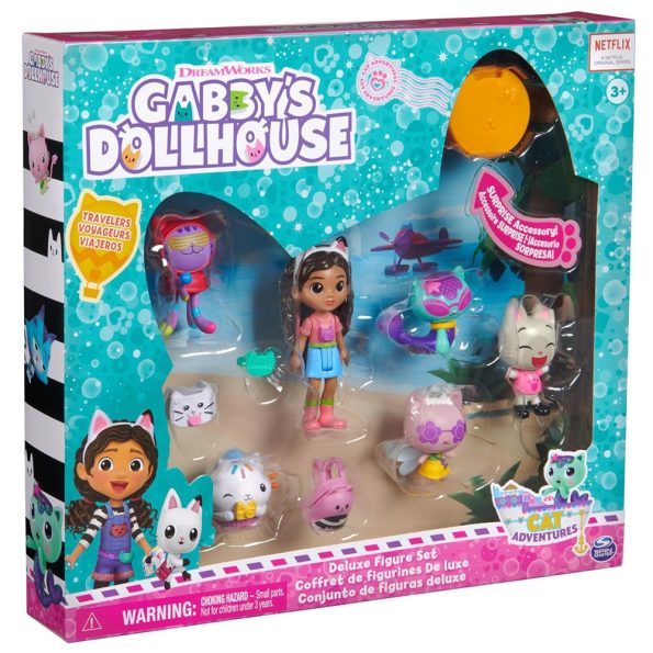 Gabby’s Dollhouse – Conjunto de 6 Figuras Edición Viaje