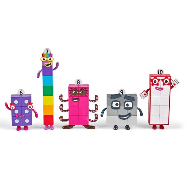 Numberblocks Amigos del Seis al Diez