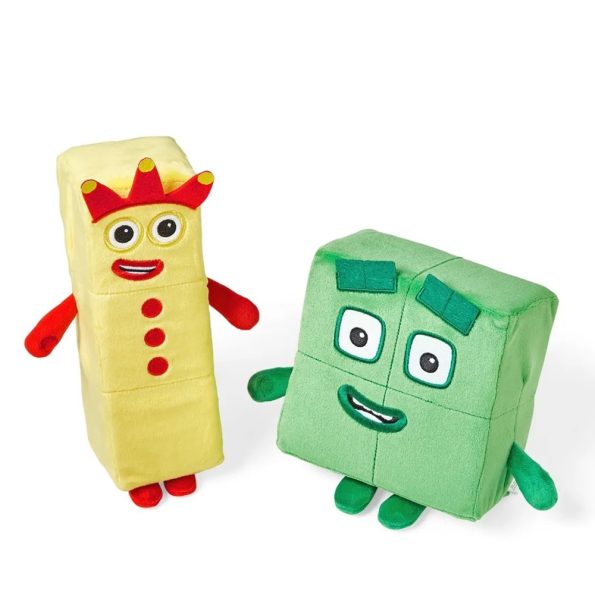 Numberblocks Peluches Tres y Cuatro