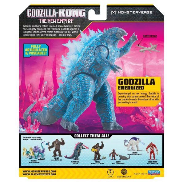 Godzilla x Kong – Godzilla 6″ Energized