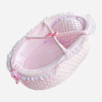 Moisés Portabebé Rosado para Muñecas