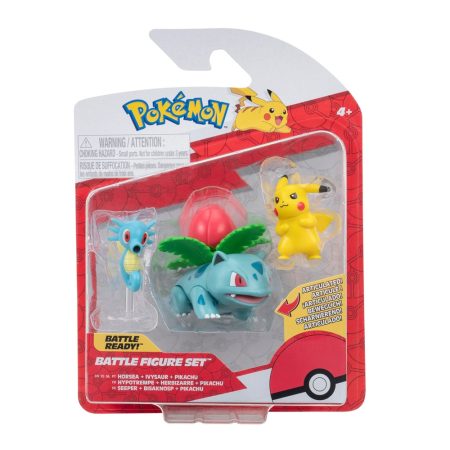 Pokemon Horsea + Ivysaur + Pikachu