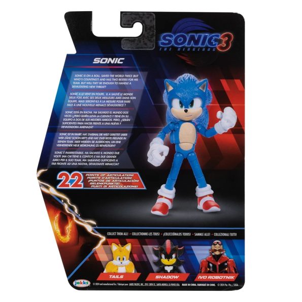 Sonic 3 Personaje Sonic 5″ (12.5 cm)