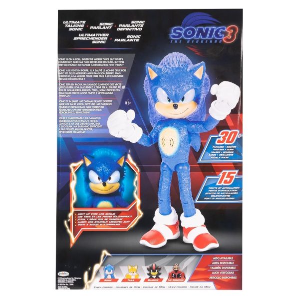 Sonic 3 Ultimate Talking Sonic 30 cm