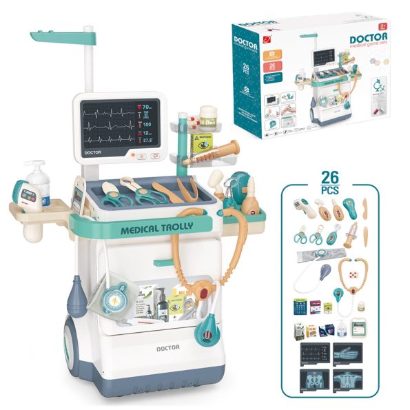 Estación Carrito de Doctor con X-Ray 26 Pcs