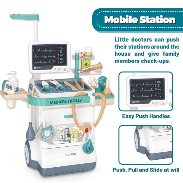 Estación Carrito de Doctor con X-Ray 26 Pcs