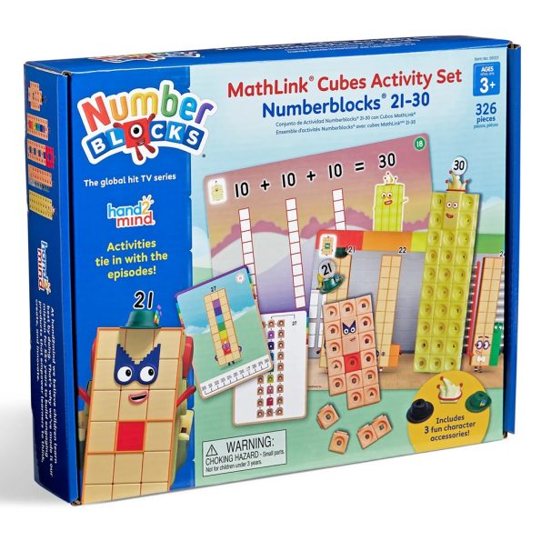 Mathlink Cubes Numberblocks 21-30 (327 pcs)