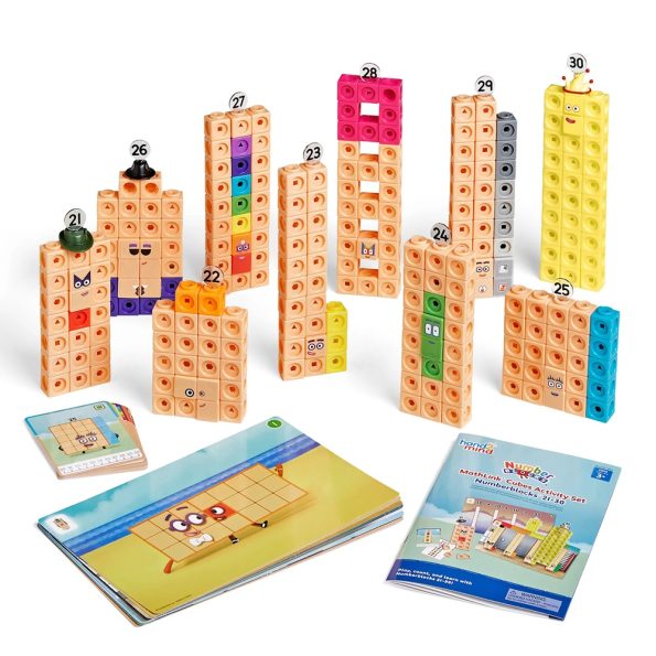 Mathlink Cubes Numberblocks 21-30 (327 pcs)